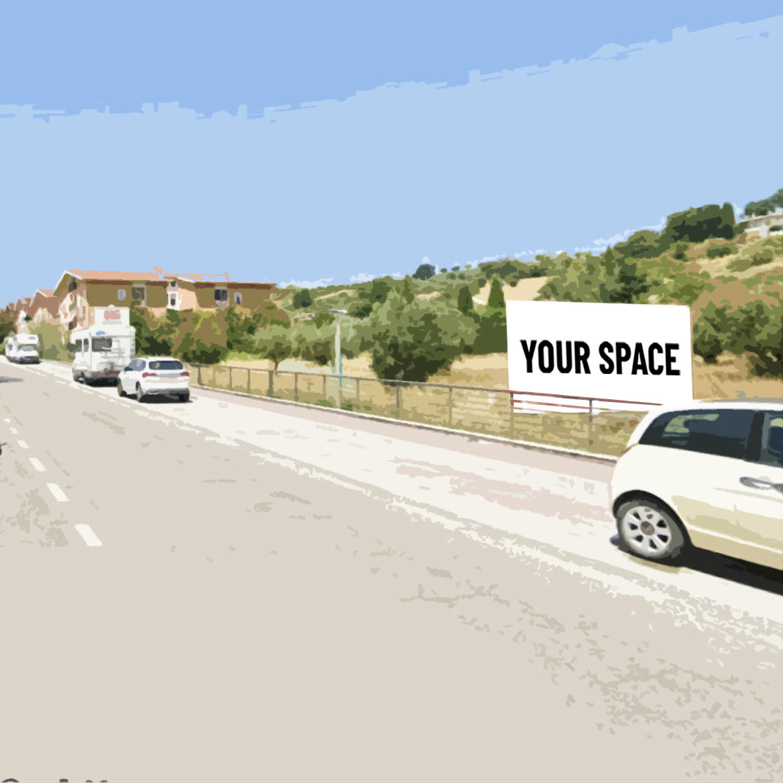 SPAZIO PUBBLICITARIO 300 x 200 SS80 dir. Monte Via Nazionale (BELLANTE) Dal 19/10/2026 al 01/11/2026 14 giorni